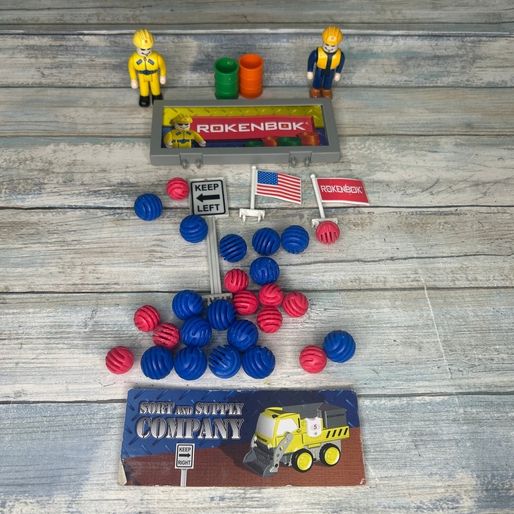 Rokenbok System Balls‎ Figures Flags Signs Accessories Lot Replacement